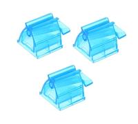 DECORNIJIA 3 pièces Presse Tube Dentifrice Manuel Plastique Outil Compact pour Extruder de Coloration et Pâte Quantité de Place
