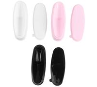 DECORNIJIA 3 pièces Système de Plateau Recyclage Poudre Trempage Ongles avec Moule French Tip Organiseur Manucure pour Paillettes Décorations Perles et Récupération Poudre Couleurs Assorties