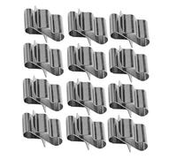 DECORNIJIA 30 pièces Clips Câble Inoxydable pour Panneau Solaire Pinces Fil Photovoltaïque Résistantes Corrosion pour Fixation et Organisation des Câbles Sous Cadre