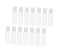 DECORNIJIA 30 pièces Lot de Flacons Vides Portables PP Bouteilles Miniatures Étanches pour Soin des Lentilles de Contact et Usage Domestique Rechargeables et Résistantes Aux pour Voyage