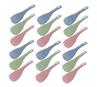 DECORNIJIA 30 Pièces Stick Rice Serving Spoon Set Lightweight Straw Utensils With Ergonomic Grip And Hanging Hole Compatible With Various Rice Cookers For Easy Scoop And Quick Rinse