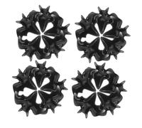 DECORNIJIA 300 Pièces Goth Nail Charms Noir pour Halloween Accessoires Manucure Animaux Chauve-souris Style Sombre pour Fêtes et Carnaval