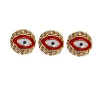 DECORNIJIA 3pièces Perles Charms Lien Œil Malin Alliage Pour Pour Création De Bracelets Colliers Et Accessoires De Bijoux