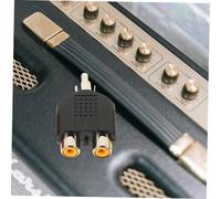 DECORNIJIA 4 pièces Adaptateur Y vers Femelles pour Audio et Câble Double Sortie pour Caisson de Basses et Amplificateur Compatible TV DVD Connecteur Alliage Zinc Robuste
