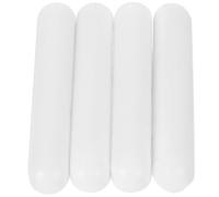 DECORNIJIA 4 pièces Barres Agitation Magnétiques Ptfe Cylindriques pour Laboratoire Agitateur Sûr sans Contact Mélangeur pour Béchers et Plaques Chauffantes Réutilisable