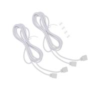 DECORNIJIA 4 Pièces Câble Dextension LED à Double Extrémité avec Connecteur Broches pour Bande Rgb Smd Câble Rallonge Flexible PVC sans Soudure pour Connexion Contrôleur et