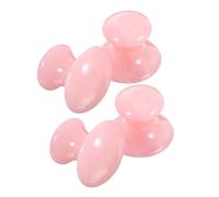 DECORNIJIA 4 Pièces Gua Sha Massage Visage Résine Polie Outil Manuel Sculptant Champignon pour Soin Peau Contour Visage Yeux Cou Spa à Domicile