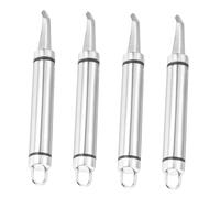 DECORNIJIA 4 pièces Outil Multifonction Acier Inoxydable pour Fruits et Crevettes Éplucheur et Déveineur Portable Extracteur de Noyaux de Gadget Cuisine Pratique