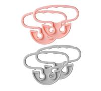 DECORNIJIA 4 pièces Poignées de Sac Épicerie Ergonomiques Poignées Antifatigue Accessoires de Courses Portable pour Transport Facile Couleur Aléatoire Couleur Aléatoire