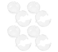 DECORNIJIA 4 pièces Protection Boutons de Cuisinière Transparente Cache Commutateur Sécurité Garçon Fille Protège Manettes Gaz Cuisine Facile à Installer Résistant à Usure