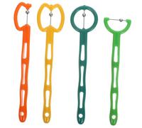 DECORNIJIA 4 Pièces Set Outils Entraînement de Langue pour Garçon Fille Kit pour Développement Muscles Oraux Amélioration de Prononciation Entraîneur de Langue Outils de Thérapie Motrice