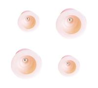 DECORNIJIA 4 pièces Silicone Vacuum Cupping Therapy Cups Set For Body Massage And Blood Flow Improvement And Safe Cupping Accessory For Muscle Relaxation