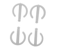 DECORNIJIA 4 Pièces Slip Swing Secure Fastening Buckles Replacement Hardware for Childrens Playsets Rail Stability Swing Accessories