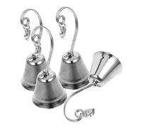 DECORNIJIA 4 pièces Support de Cartes de Table Alliage à Cloche Porte Noms et Porte Photos Stables pour Mariage Anniversaire et Décoration de Table