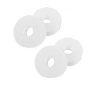 DECORNIJIA 4 rouleaux Rubans Adhésifs pour Extension de Cils Rubans Isolants Blancs Épais Séparateurs de Cils Respirants pour Salon et Usage Personnel
