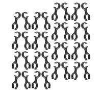 DECORNIJIA 40 Pièces Double Rod Buckle pour Bâtons de Randonnée Clip pour Canne de Marche Connecteur Rapide pour Bâtons de Trekking Accessoires de Plein Air Résistants pour Randonneurs et