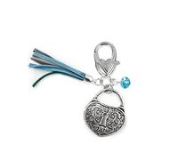 DECORNIJIA 40 Pièces Fermoir Homard Coeur en forme de clés perle attache Fermoir à homard rose bracelet bricolage kit voyage accessoires valise fermoir de bijoux fermoir à pince de homard