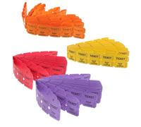 DECORNIJIA 400 pièces Billets Multicolores Tickets de Jeu pour Événements Fêtes Carnaval