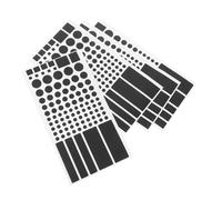 DECORNIJIA 4pièces Ruban Adhésif Opaque pour LED Indicateur Lumineux Bloqueur de Lumière Adapté à Électronique Film Occultant Sticker Autocollant Intensité Fenêtre Affichage