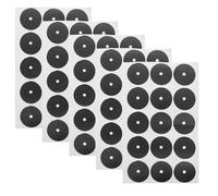 DECORNIJIA 5 Pièces Autocollants Points Noirs Billard Patchs Marqueurs Résistants pour Table Pool Repères Précis pour Placement Boules et Amélioration Jeu Snooker