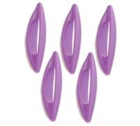 DECORNIJIA 5 Pièces Pinceaux Polissoir Pour Vernis à Ongles Pinceaux Pour Cire à Ongles Pour Nail Art