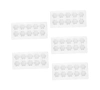 DECORNIJIA 5 pièces Plateau à Œufs Antichoc Mousse Epe Porte-œufs Œufs Boîte de Rangement sans Papier de Poule et Caille Organisateur Pratique et Résistant