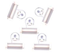 DECORNIJIA 5 pièces Presseur Tube Dentifrice Blanc avec Ventouse Distributeur Manuel Multifonction pour Tubes Cosmétiques Lotions et Crèmes Organisation Pratique pour Salle de Bain