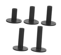 DECORNIJIA 5 pièces Set de Supports de Tee Golf Flexibles pour Tapis de Practice et Compatible Entraînement Golf