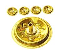 DECORNIJIA 5 pièces Support mèche flottante métal pour lampes à huile vintage support aluminium pour mèches flottantes accessoires polyvalents pour lieux de culte et temples léger et