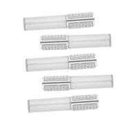 DECORNIJIA 5 pièces Tubes de Gloss à Ronds Rechargeables DIY Contenants pour Brillant Pailleté Base Gloss pour Lipstick et Blush