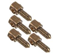 DECORNIJIA 5 Pièces Vis Ajustement pour Archet de Violon Alto Violoncelle Vis Métal pour Fixation Stable Du Talon Accessoires de Réparation pour Instruments à Cordes Réglage Tension