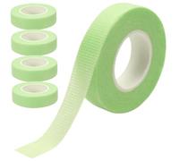 DECORNIJIA 5 rouleaux Bande Adhésive pour Extension de Cils Ruban Respirant Autocollant pour Maintien Sécurisé Facile à Enlever sans Abîmer Cils Naturels Outil Professionnel pour Pose