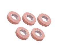 DECORNIJIA 5 rouleaux Sparadrap Extension Cils Respirant et Anti-allergique pour Protection Peau Ruban Non-tissé pour Extensions de Cils Fournitures Salon de Beauté Bande Sous-oeil Rose