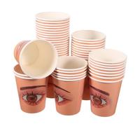 DECORNIJIA 50 Pièces Eyelash Training Paper Cups For Beginners Lightweight Portable Lash Extension Practice Tool For Skill Development And Lash Mapping