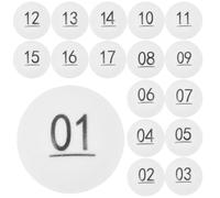 DECORNIJIA 50 pièces Lot de Boules de Tombola Numérotées Réutilisable Légères et Pratiques pour Jeux de Loterie Soirées et Activités Récréatives