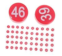 DECORNIJIA 50 pièces Lot de Chiffres Magnétiques Colorés pour Frigo Décor Simple et Stable Outil Apprentissage Multifonction pour Classe et Maison