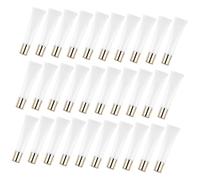 DECORNIJIA 50 pièces Tube Plastique Transparent Vide pour Gloss à Lèvres Tube Squeeze Léger et Étanche pour Maquillage et Voyage