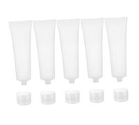 DECORNIJIA 5pièces Bouteilles Rechargeables De Voyage De Flacons Et Idéales Pour Shampooing Lotion Gel Et Plus Pratiques à Transporter