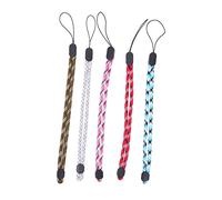 DECORNIJIA 5pièces Dragonnes De Poignet Antidérapantes Sangles De Suspension Réglables Pour Téléphones Et Appareils Photo Assortiment De Couleurs