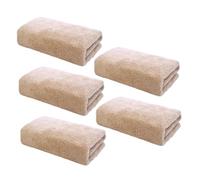 DECORNIJIA 5pièces Serviettes Démaquillantes Microfibres Lingettes Lavables Pour Soins Peau Idéales Pour Voyage Maison