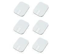 DECORNIJIA 6 pièces de Massage Silicone Auto Adhésifs Thérapeutiques Carrés Gel Conducteur pour Soulagement Dos Cou Épaules Genoux Accessoire Maison