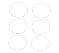 DECORNIJIA 6 pièces Joints Toriques Silicone pour Extracteur de Jus Bague Étanchéité Flexible Accessoires de Centrifugeuse Fruits et Légumes Compatible Juicer Gasket Remplacement