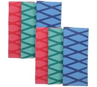 DECORNIJIA 6 Pièces Lot de Manchons de Poignée de Couteau de Cuisine Thermorétractables Antidérapants Protection pour Manche de Couteaux de Chef Gainage Confortable et Identification Couleurs