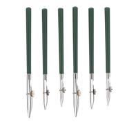 DECORNIJIA 6 Pièces Lot de Stylos à Dessin Ajustables pour Lignes Vert Outils de Peinture Fine pour Artistes et Étudiants pour Contours et Masquage