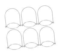 DECORNIJIA 6 pièces Mason Jar Hangers Tôle pour Suspension de Bocaux et Cintres Métalliques Décoratifs pour Lanternes Solaires Extérieures et Bbq