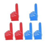 DECORNIJIA 6 pièces Set de Doigts Mousse Cheerleading pour Fête et Support Sportif Accessoires Portables pour Équipes de Jeunes et Spectateurs Cadeau pour Filles