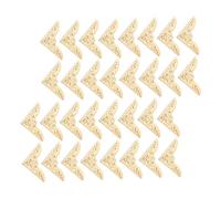 DECORNIJIA 60 Pièces Coins Vintage pour Albums Photos Scrapbooking Carnets Protection Robuste des Angles Doré pour Menus Décoration