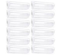 DECORNIJIA 60 Pièces Pochette Plastique Transparente Lèvres en PVC Compacte et Visible, pour Bricolage et Organisation de Cartes