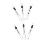 DECORNIJIA 6Pièces Brosse à Silicone pour Yeux Outil Application Doux pour Parfait Convient Usage