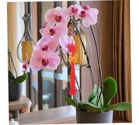DECORNIJIA 8 Pièces Chinese Hanging Pendant Horse Sculpture with Knot Tassel for Prosperity and Luck Compact Ornament for Home Car Money Tree Décor Year of The Horse